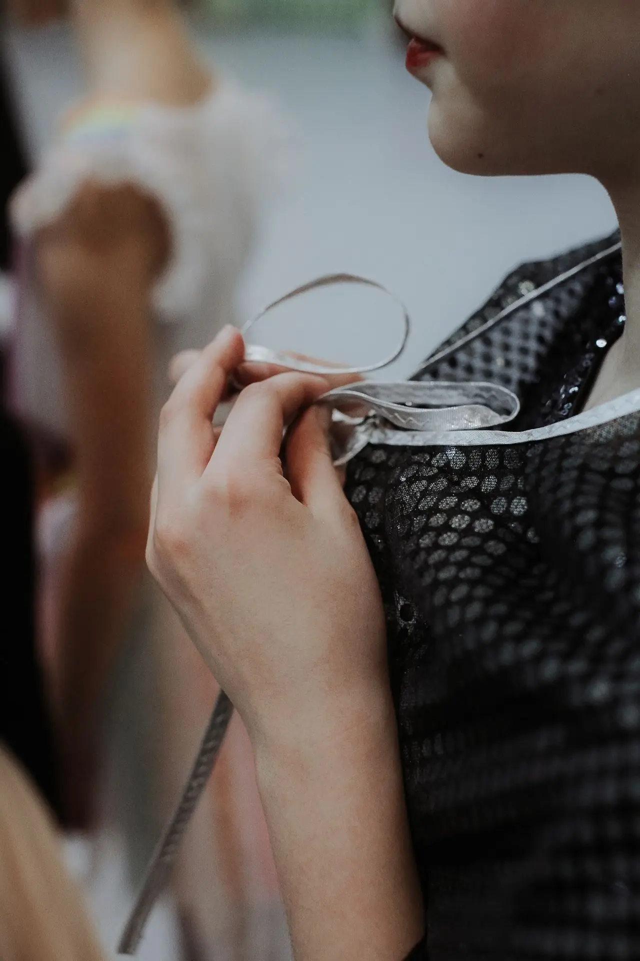 Costume preparation ahead of a live production